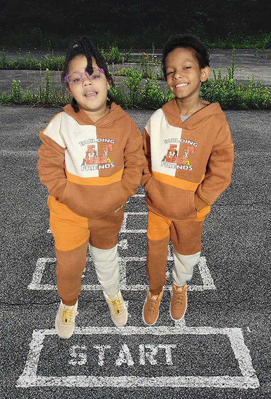 Building Friends Unisex Fall/Autumn Jogger Set