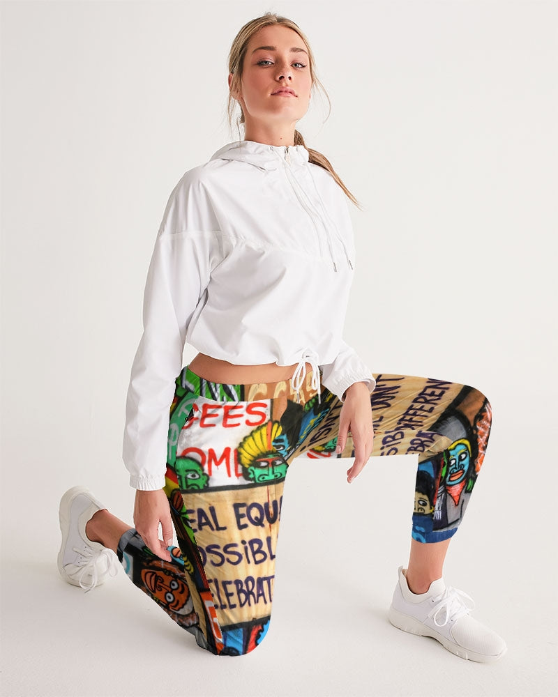 Women's Graffiti Art Track Pants