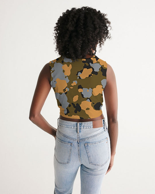 Women's Camouflage Tank Women's Twist-Front Tank