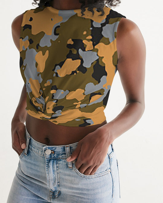 Women's Camouflage Tank Women's Twist-Front Tank