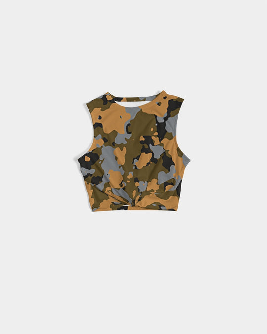 Women's Camouflage Tank Women's Twist-Front Tank