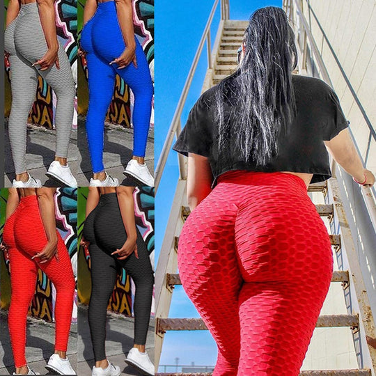 Women's Ruched Butt Lifting High Waist Tummy Control Leggings