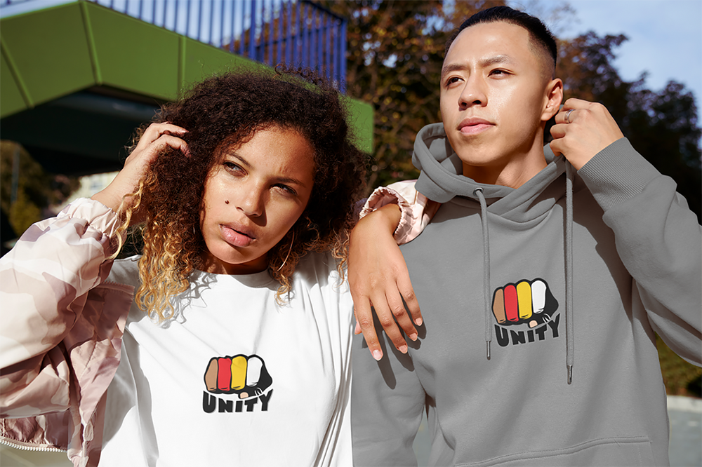 Embroidered Unisex Unity Hoodie